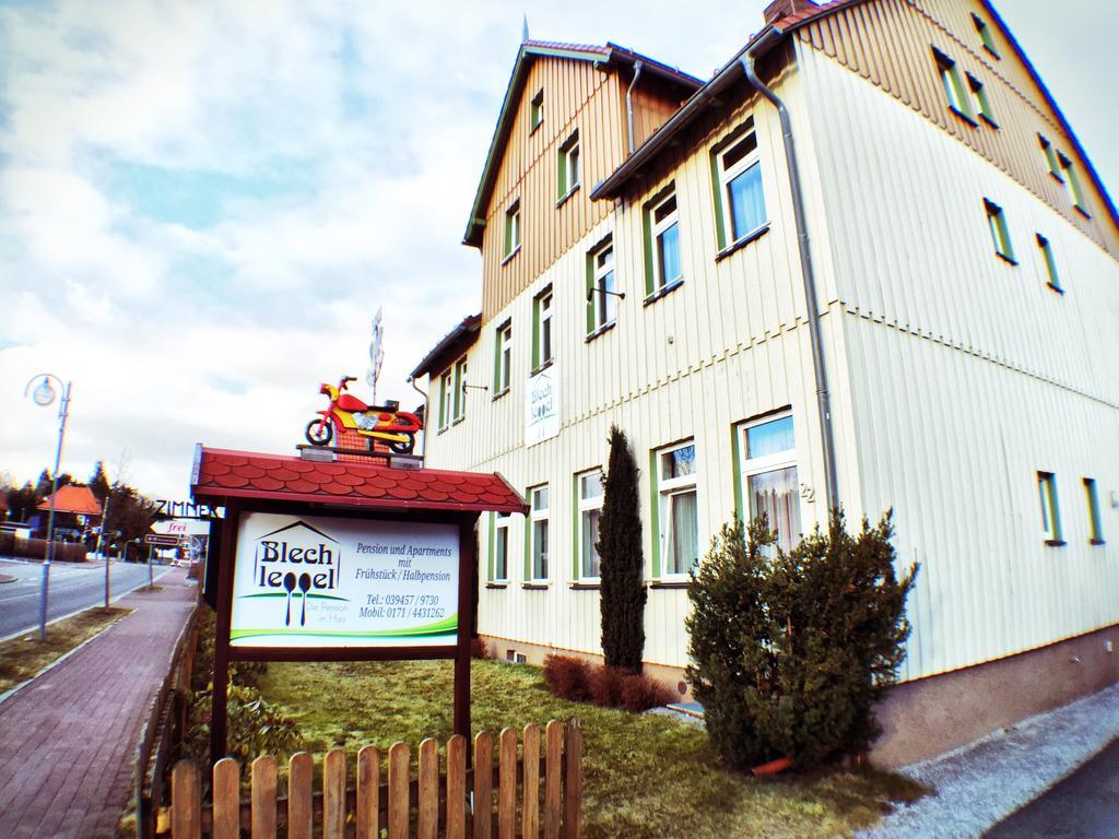 Blechleppel - Die Pension Im Harz Benneckenstein Buitenkant foto